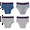 Prints, variant on Buyless Fashion Boys Brief In Assorted Colors Soft Cotton Underwear 4 Pack - BW14-BW-1-2