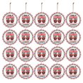 thumbnail image 1 of Colgantes de Madera Ganfancp para San Valentín Regalo Botella de Vino Tinto Árbol Ornamento Colgante 20 piezas, 1 of 2