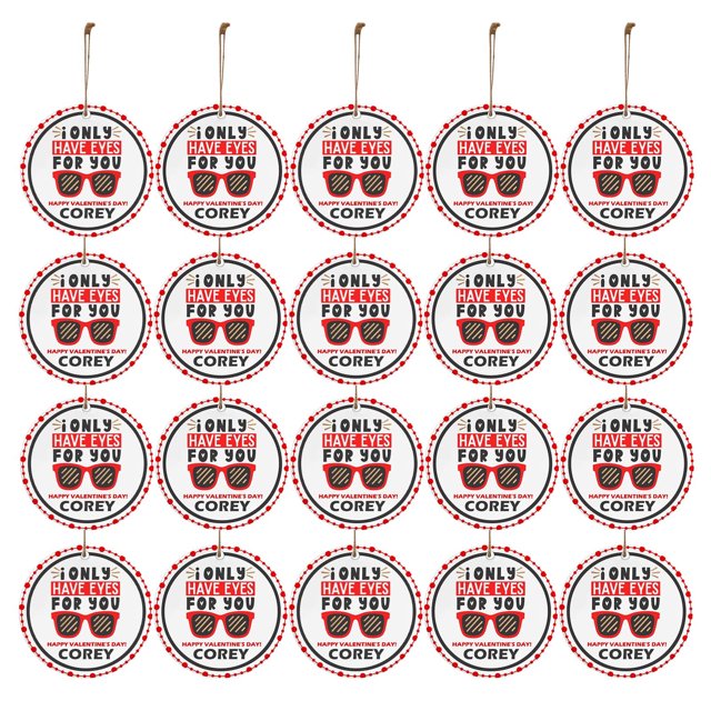 Colgantes de Madera Ganfancp para San Valentín Regalo Botella de Vino Tinto Árbol Ornamento Colgante 20 piezas
