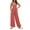 Rust, variant on Fantaslook Wide Leg Jumpsuits for Women Casual Overalls Summer Rompers Jumpers Loose Sleeveless Straps Outfits With Pockets