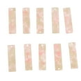 thumbnail image 2 of Colgante rectangular a granel DIY para pendientes, s, joyería, artesanías Rosado Hugo Joyería de bricolaje, 2 of 10