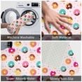 thumbnail image 3 of Sikiie Donut Print Flannel Anti-slip Floor Mat 16x24in, Thickened Dustproof Entrance Door Mat Floor Mat for Kitchen, Bathroom, Laundry Room, 3 of 7