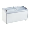 thumbnail image 3 of KFFKFF Professional Ice Cream Showcase, 16.3 Cubic Feet Storage Freezer, Portable Transparent Lid Deep Freezer, Dining Establishment Sorbet Serving Cabinet,5 Metal Baskets, Dual Slide Glass Doors, 3 of 9
