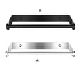 thumbnail image 1 of Paper Dispenser Towel Holder Stainless Steel Space-saving Support Organizer Rack Punch-free Stand Tissue Storage Bracket for Kitchen Toilet Hotel Silver, 1 of 8
