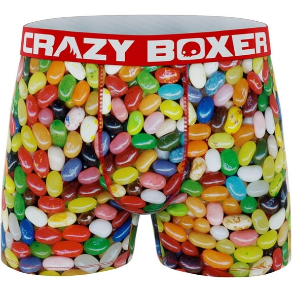 CRAZYBOXER Men's Underwear Jelly Belly Beans Stretch Breathable Boxer Brief Anti-irritation