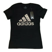 Adidas Womens Amplifier Leopard Print Tee Shirt