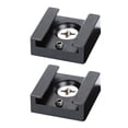 thumbnail image 1 of 2pcs Quick Release Cold Shoe Mount Adapter Flash Stand Bracket for Camera (Black), 1 of 8