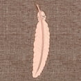 thumbnail image 1 of 1 Pcs Creative Metal Feather Bookmark Rose Gold Chinese Style Retro Craft Student Stationery Teacher Gift Rose gold, 1 of 5