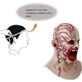 thumbnail image 2 of Máscara de Zombie Bloody Scary Devil Scary Mask Horror Full Head Latex Halloween Cosplay Masquerade Party Prop JAMW Sencillez, 2 of 5