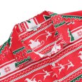 thumbnail image 4 of Men's Christmas Shirts Button, Ugly X-Mas Christmas Vacation Long Sleeve Shirts, Redcolor， S, 4 of 8