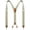Y-champagne, variant on Men's Braces with Very Strong 4 Clips Heavy Duty Suspenders X Style Adjustable Suspender