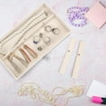 thumbnail image 5 of Colourtree Beige 3 Drawer Jewelry Holder Box Organizer, Jewelry Boxes & Organizers with Earring Organizer, 5 of 7