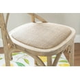 thumbnail image 4 of Linon Roxy Full Back Wood Bar Stool, 30" Seat Height, Gray Finish, 4 of 9