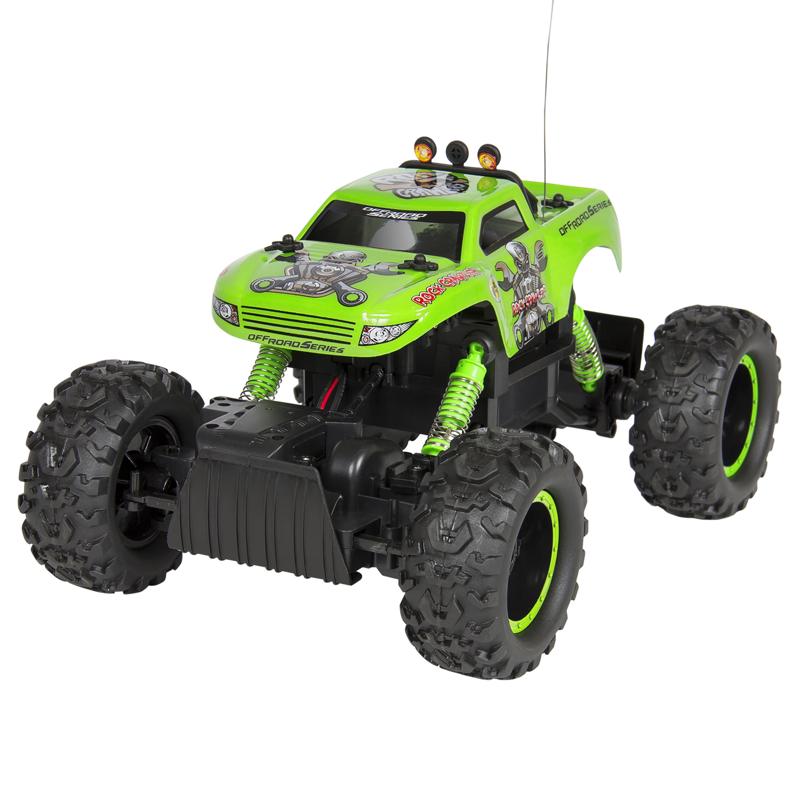 green rc truck