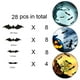 thumbnail image 3 of Pegatinas de pared de murciélagos 3D, suministros para fiesta de Halloween 28PCS, 3 of 9