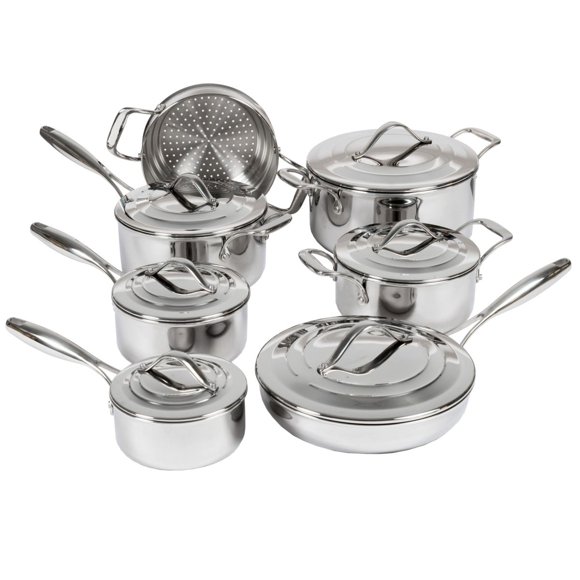 Batterie de cuisine Lagostina SET 5 PIECES INOX ESPERTA INDUCTION 012909600005 - Maison