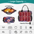 thumbnail image 2 of FORMRS Insulated Lunch Bag for Work School Unisex Large Capacity Cooler with Shoulder Strap, Beautiful Floral Pattern, 2 of 6