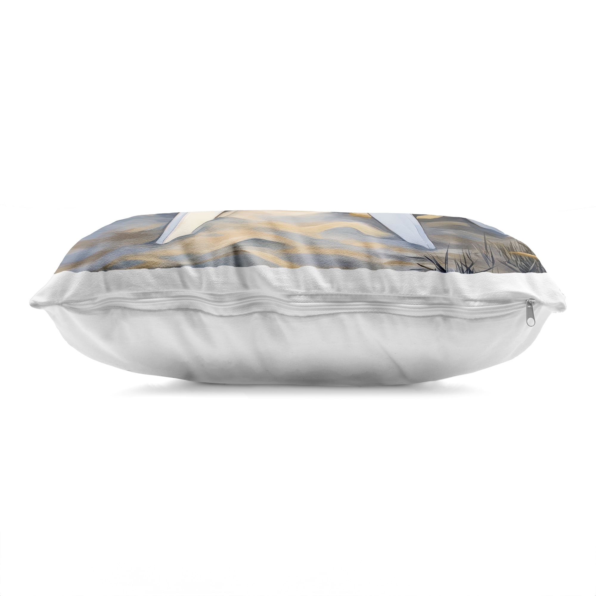 Stupell Industries Wave Watching Spot at Sunset Decorative Printed Throw Pillow, design by Petal Prints Design, 14 x 7 x 20
