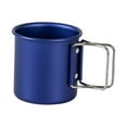 thumbnail image 4 of maskred Tasse de Camping Portable avec Poignées Pliantes Pot pour Jardin Randonnée Extérieur Bleu 8x8.2x8.2cm, 4 of 6