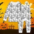 thumbnail image 2 of Shadoumai Halloween Pajamas Size 14-16 Pajamas You Color on for Cute Graphic Print Diy Hand Painted Pjs Comfy Long Sleeve Shirts and Longs Nightwear Set 2 Piece, 2 of 5