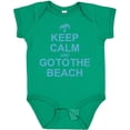 thumbnail image 3 of Inktastic Keep Calm Go to the Beach Boys or Girls Baby Bodysuit, 3 of 5