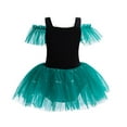 thumbnail image 2 of Toddler Girls Witch Ballet Dress Kids Princess Leotards Tutu Skirted Dancewear Halloween Christmas Party Dresses 3-8Y, 2 of 7