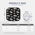 thumbnail image 3 of Fuzoiu Swan And Dragonflies Print Car Windshield Sunshade,Folding Front Windshield Sun Shade,for Most Car Sedan SUV Truck,Car Windshield Sunshade-Small, 3 of 6