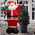 thumbnail image 1 of Inflable Navideño La Merced Santa Claus con Costal Luz Led 240 cm Decoración Navideña, 1 of 5