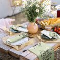 thumbnail image 3 of luyaa Set of 6 Daisy Kitchen Towels Spring Floral Gnome Dishtowels Flower Rustic Tea Towels Absorbent Forest Green Hand Wash Cloth 26"x18" for Farmhouse Kitchen Bathroom Housewarming Gift, 3 of 6