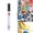 A, variant on Zguuel 12 Colors Oil Based Paint Pen Set, Permanent Waterproof Paint Markers for Crafts, Quick-Dry Acrylic Paint Pens for Wood Glass Metal Rock, DIY Art Markers for Multiple Surfaces