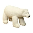 thumbnail image 4 of Peluche realista de oso polar, cómodo cojín decorativo para dormitorio. Pequeño, 4 of 9