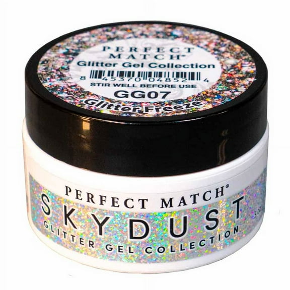 LeChat Perfect Match Sky Dust Glitter Gel Collection - Glitter Freeze #GG07 - 0.5 oz