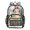 Garden Lady, variant on Large Clear PVC Backpack Heavy Duty See Through Backpack for Adults Work Travel, Gothic Cross Printed 12L