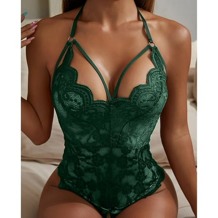 

Pxiakgy lingerie for women Women Fashion Lingerie Roleplay Lingerie Women Red Plaid Lace Lingerie Green + M