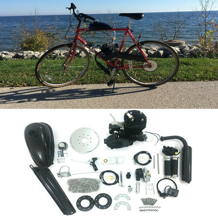 UBesGoo Hot Sale 80cc 2 Stroke Motor Engine Kit Gas for Motorized Bicycle Bike Black (Best Bicycle Gas Motor Kit)