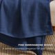thumbnail image 3 of Manta Bedsure 100% algodón tamaño king azul marino, 3 of 6