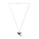 thumbnail image 5 of Juego de aretes y cadena ZVEZDA colibri plata mexicana ley .925 Multicolor, 5 of 5