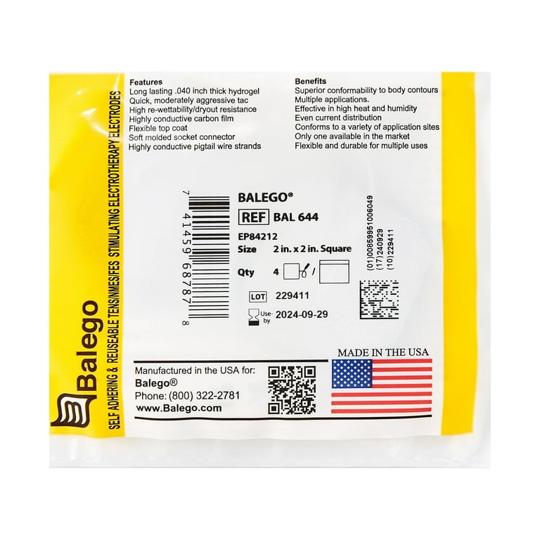 Balego® EMS Digital Neuromuscular NMES Stimulator 100mA output - Balego®
