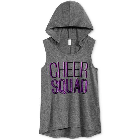 Ideology Girls Tank Top (Small, Gray)