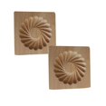 thumbnail image 1 of Oleegame 2PC Cookie Mold Cookie Molds Provences Rose Cookie Stamp Embossing Molds Craft Decorating Baking Tool, 1 of 3