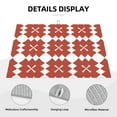 thumbnail image 4 of XMXY Dish Drying Mat for Kitchen Counter, Blazing Red Square Absorbent Coffee Cup Dishes Rack Drainer Mats, 18x24 Inches, 4 of 9