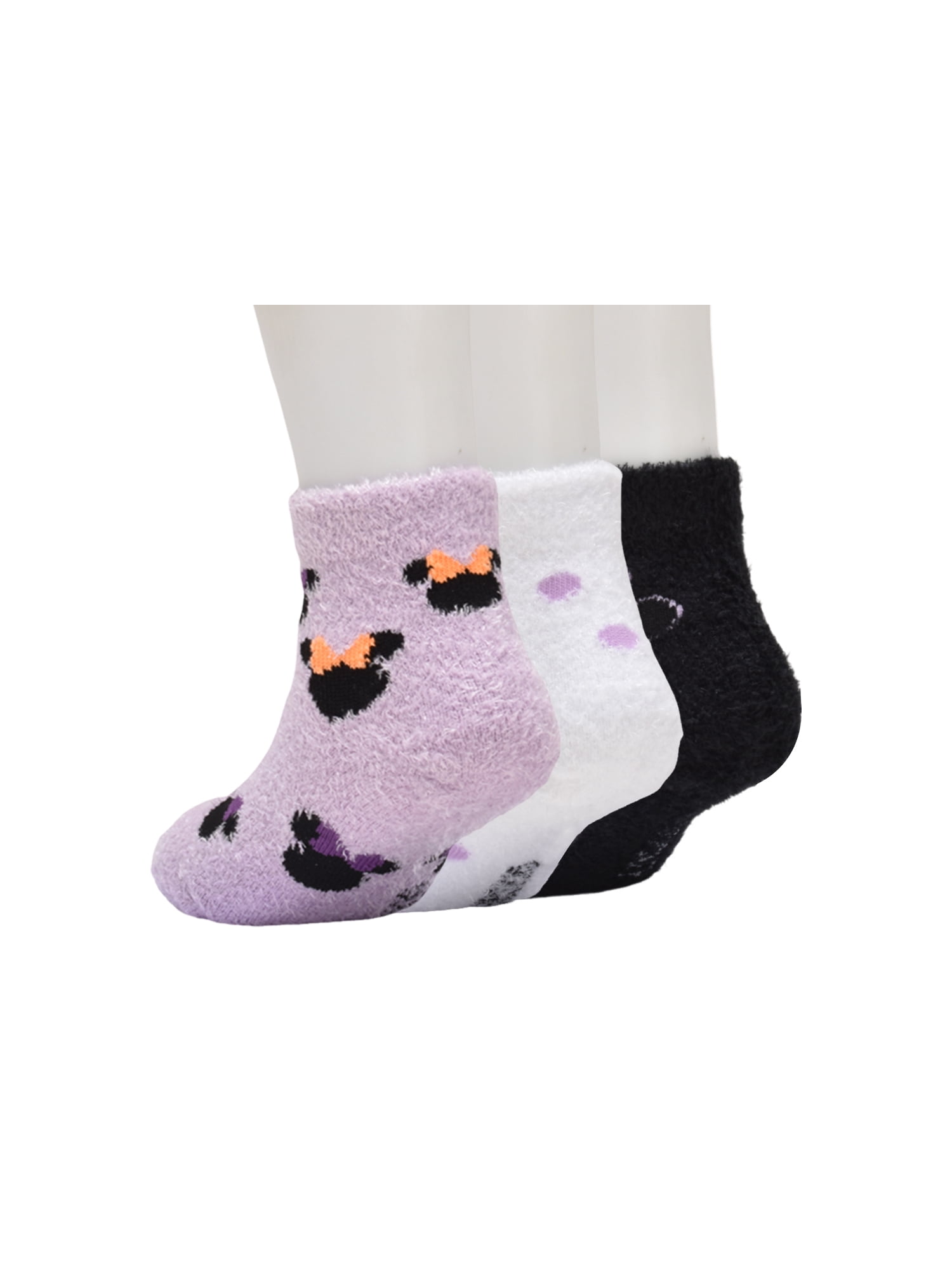 Character Halloween Cozy Quarter Socks, 3- Pack, Sizes 12M- 5T