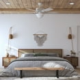 thumbnail image 3 of Mainstays 44" White Traditional Indoor Ceiling Fan with Light, 5 Blades, Pull Chains & Reverse Airflow,, 3 of 15