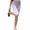 Purple, variant on Womens Capri Leggings Low Waisted Slim Leg Polka Dots Capris Split Hem Cropped Yoga Pants, M
