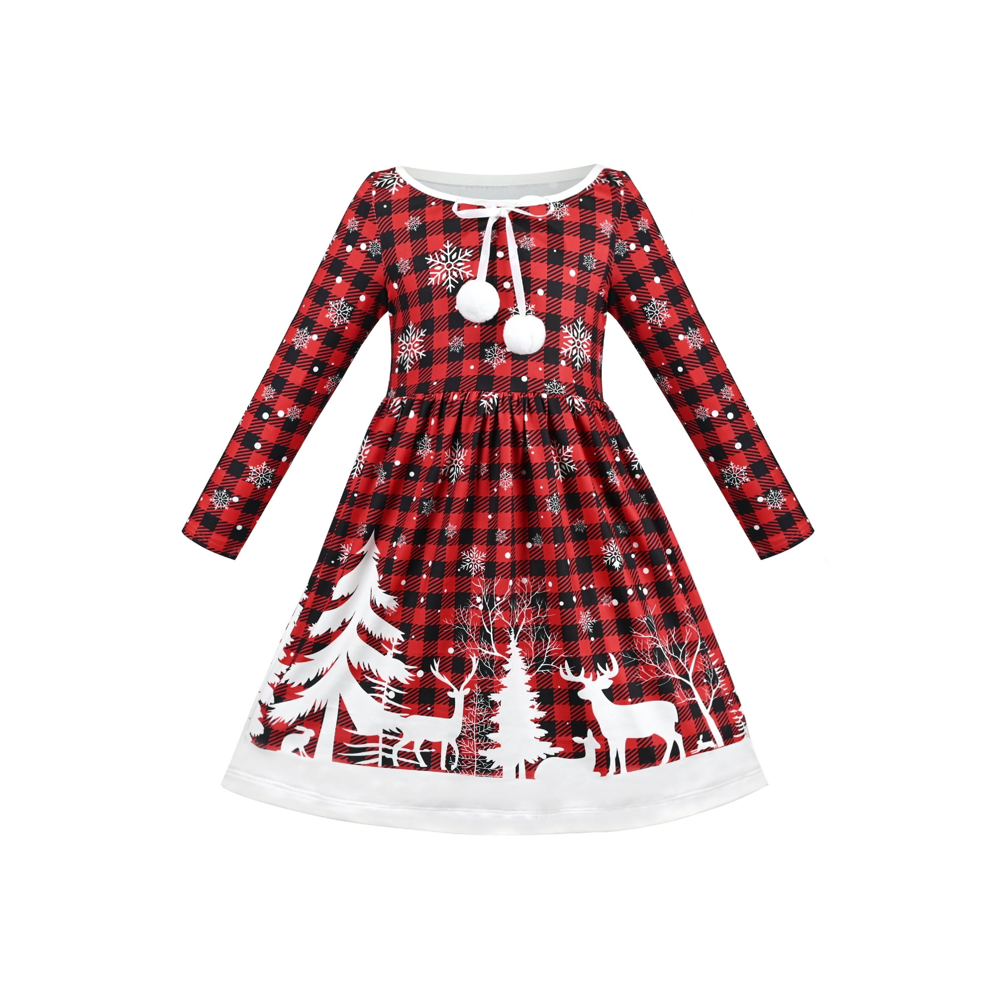 Girls snowflake dress sale