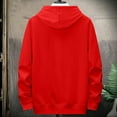 thumbnail image 3 of Oversized Hoodies for Men Loose Pullover Plain Hooded Sweatshirts with Pockets Drawstring Fall Work Wear Sweaters Comfortable Longline Hoody Long Sleeve Tops Cotton Outwear for Men, 3 of 6