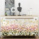 thumbnail image 4 of 2 hojas de pegatinas de pared de flores JAMW margaritas amarillas crisantemo blanco, 4 of 5