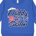 thumbnail image 3 of Inktastic My Daddy is My Sailor Toddler Sweatshirt, 3 of 4