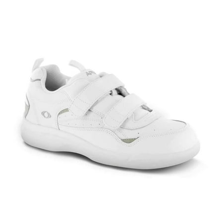 

Apex G8210m Ambulator Athletic Double Strap Men s Active Shoe In White