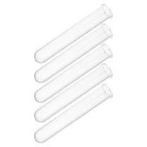 GAXIRE 5pcs Transparent Acrylic Cocktail Shot Glasses Test Tube Style Barware Set for Serving Drinks